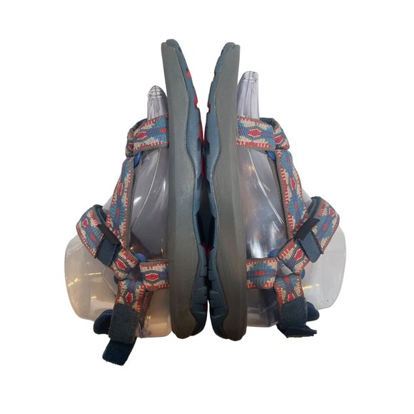 Teva Hurricane FM1219L Sandals Waterproof Hiking Blue/Red Navajo Print 4M/6W - Picture 4 of 8